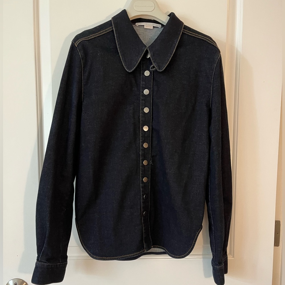 Stella McCartney Snap Closure Denim Shirt
